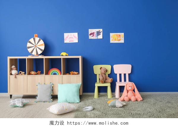 儿童房间的摆设幼稚园内现代游戏室的格调风格